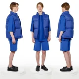 Жилет двусторонний V2, синий - фото 4