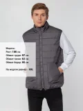Жилет Leven, темно-серый (графит) - фото 6