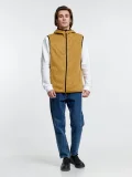 Жилет с капюшоном унисекс Gotland, горчичный - фото 10