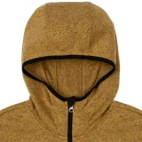 Жилет с капюшоном унисекс Gotland, горчичный - фото 3