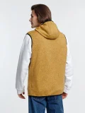 Жилет с капюшоном унисекс Gotland, горчичный - фото 9