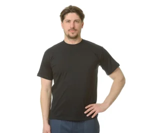 Футболка трикотажная чёрная