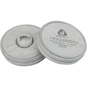 Фильтры противоаэрозольные с углем с защитой от сварочных дымов JS5536 P3RD Jeta Safety (2 шт)