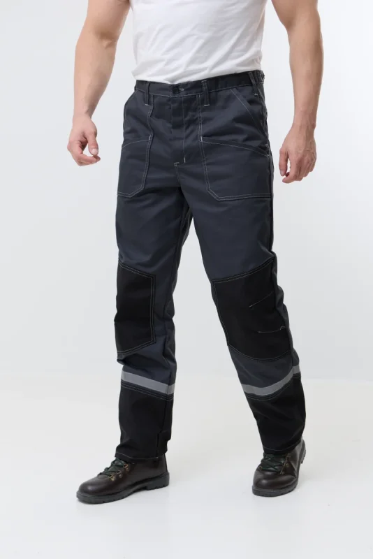 Брюки Агат (тк.35% хлопок, 65% пэ), серый