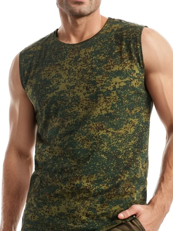 Безрукавка-афганка "Цифра зеленая"