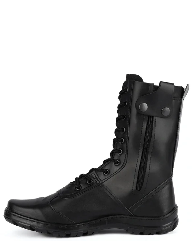 Ботинки с высокими берцами "Extrime" черные, натуральная кожа