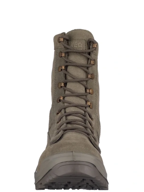 Ботинки с высокими берцами "Ховард" хаки, натуральная кожа