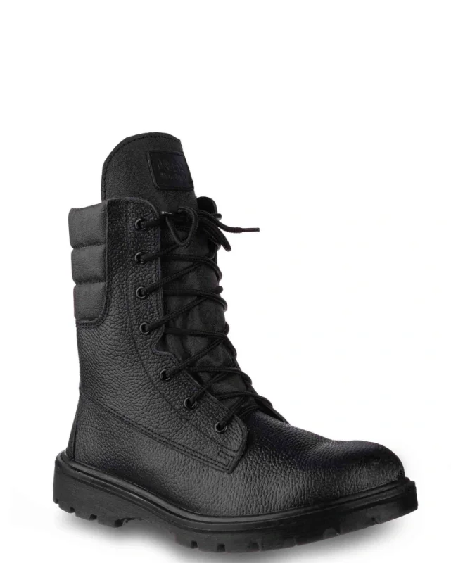 Ботинки кожаные, утепленные, высокие АРСЕНАЛ ПУ искусственный мех (УЦЕНКА)