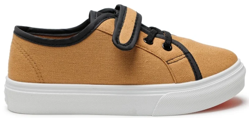 Кеды 2263 (ДЮНА) детские, коричневые (ассорт. короб - 12 пар)