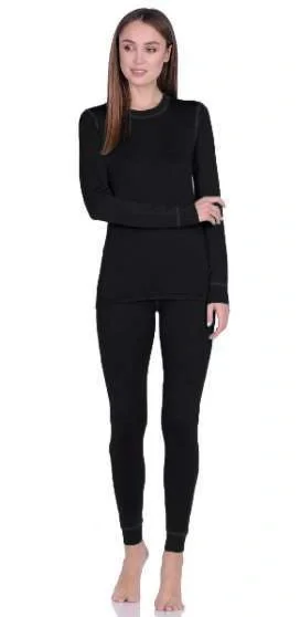 Комплект белья женского СН (лонгслив, легинсы) ACTIVE Черный