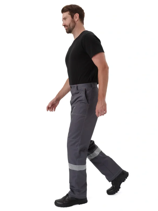 Костюм "УДАРНИК" куртка/брюки Т.СЕРЫЙ/КРАСНЫЙ