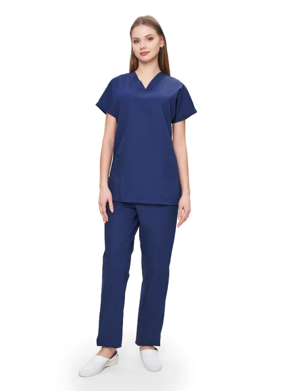 Костюм женский "Эрла" т-синий