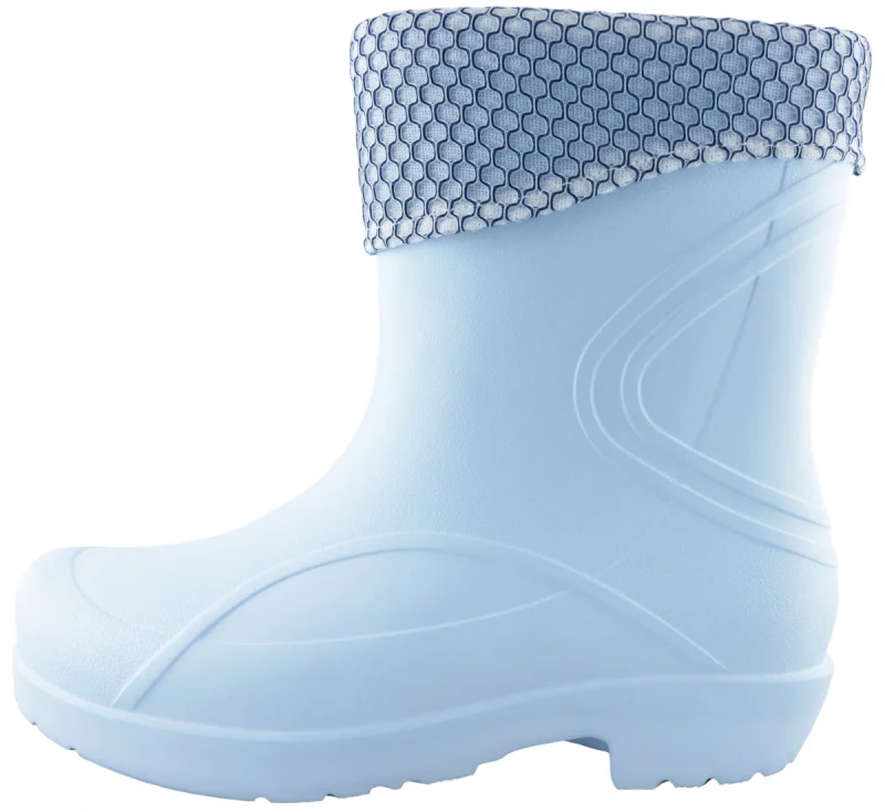 Полусапоги ЭВА ВИКТОРИЯ (ЖАНЕТТ) женские, утепленные (флис), голубые