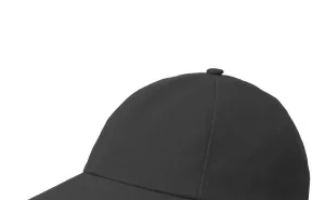 Бейсболка чёрная с жестким козырьком