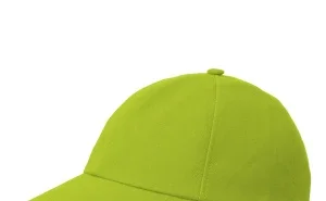 Бейсболка лимонная с жёстким козырьком