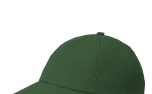 Бейсболка зелёная с жёстким козырьком