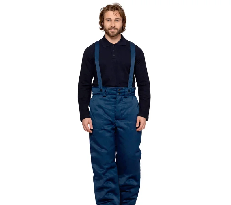 Брюки мужские утеплённые "Стандарт" тёмно-синие