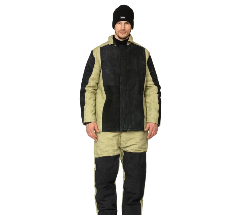 Костюм сварщика утеплённый со спилком площадью покрытия 2,3 м² (куртка и брюки)