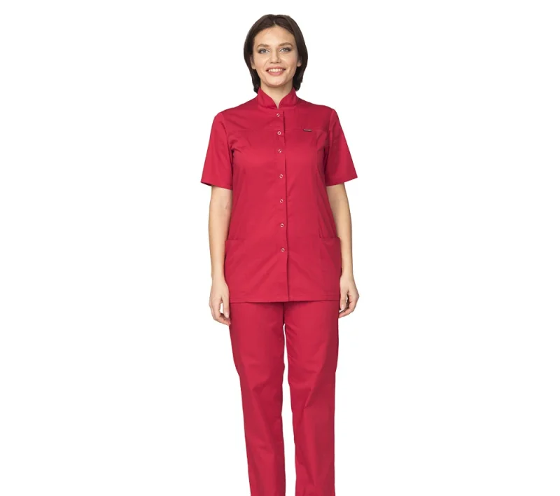 Куртка женская "Медик" красная