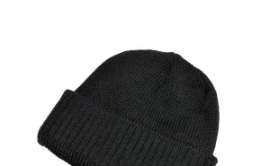 Шапка зимняя трикотажная чёрная