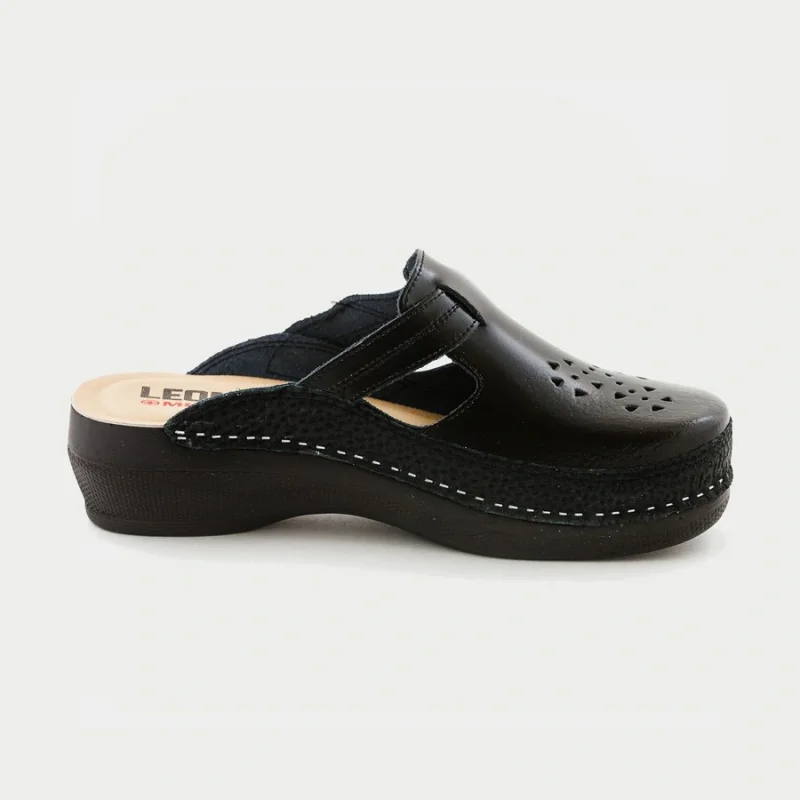 Сабо LEON ортопедические женские MED156B, черные