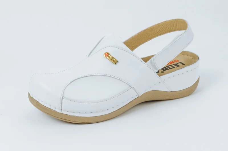 Сабо LEON ортопедические женские MED913W, белый