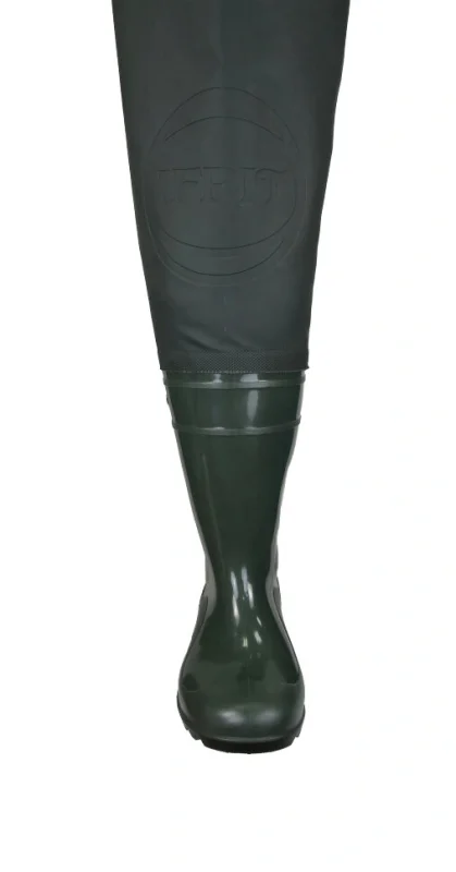 Сапоги рыбацкие ПВХ мужские "IFRIT FINFOLK" (Цвет Олива) СПР-401