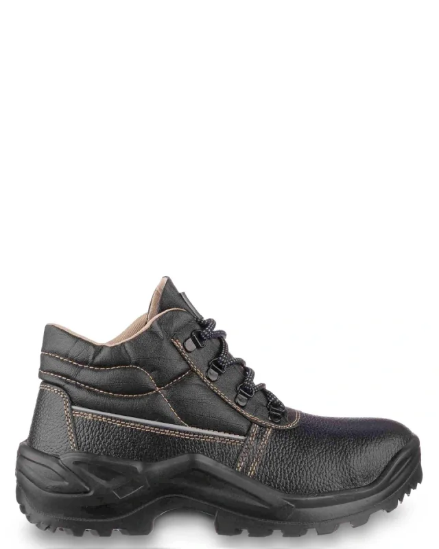 Ботинки рабочие "Стикс" ПУ, металлический подносок, натуральная кожа