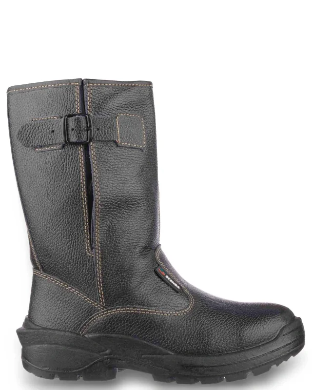 Сапоги рабочие СТИКС ПУ, металлический подносок, натуральная кожа