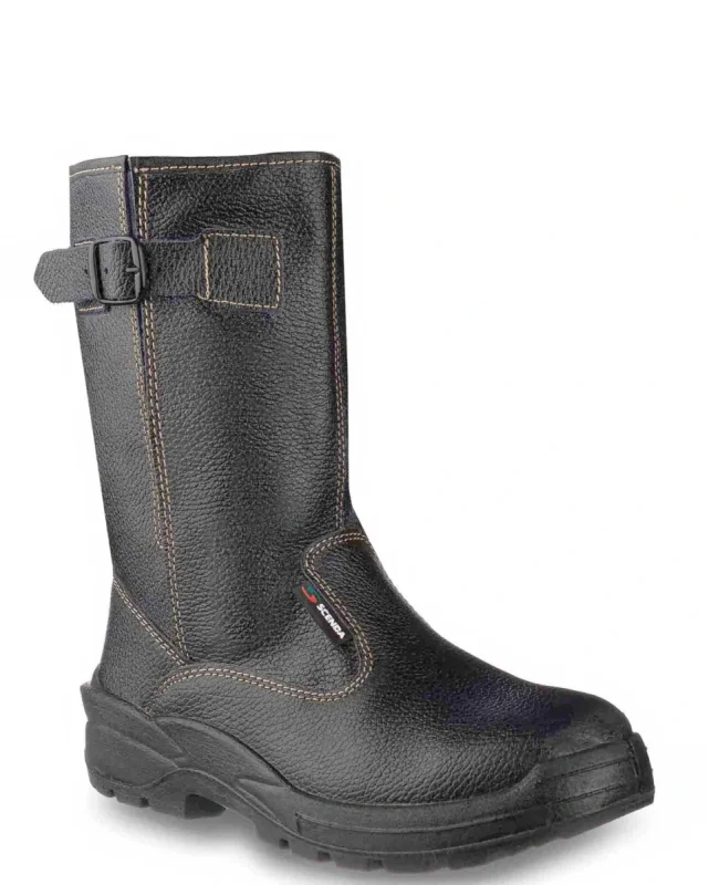 Сапоги рабочие "Стикс" ПУ, натуральная кожа