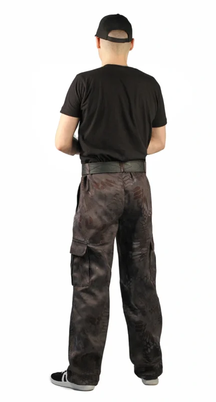 Брюки мужские "Захват" кмф тк.Грета "Питон чёрный"