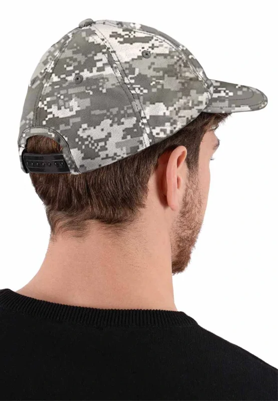 Бейсболка цвет: кмф "Цифра св.серый", ткань: Рип-Стоп