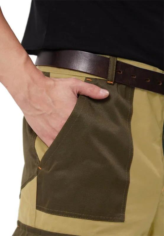 Брюки "ГОРКА-ГОРЕЦ", цвет: св.хаки/т.хаки, ткань: Палатка-235