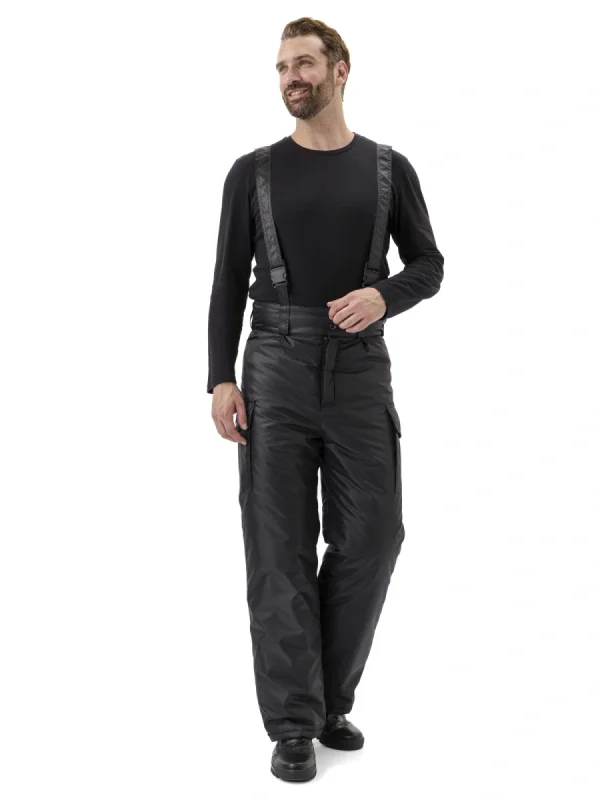 Черные мужские брюки охранника