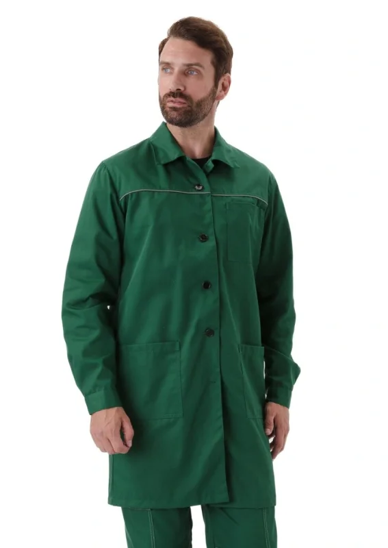Халат мужской "Валент" т-зеленый