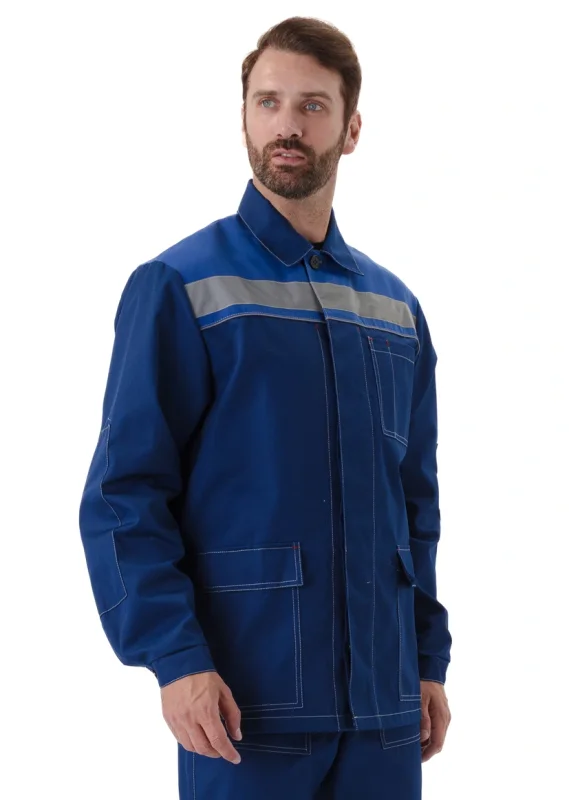 Костюм "УДАРНИК" куртка/брюки Т.СИНИЙ/ВАСИЛЁК