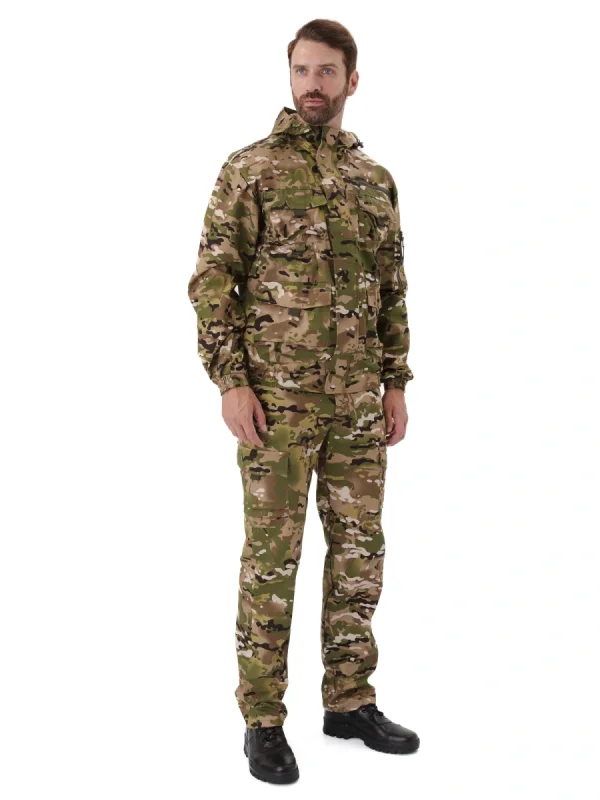 Костюм "БАРС" куртка/брюки, цвет: кмф "Мультикам", ткань: Твил рип-стоп
