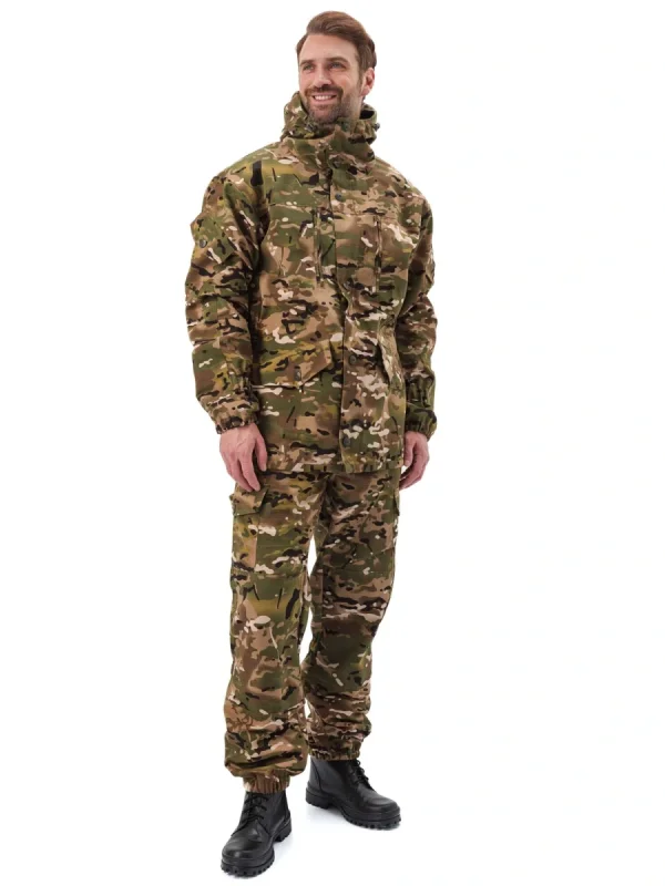 Костюм демисезонный "ГОРКА" куртка/брюки, цвет: кмф "Мультикам", ткань: Твил рип-стоп