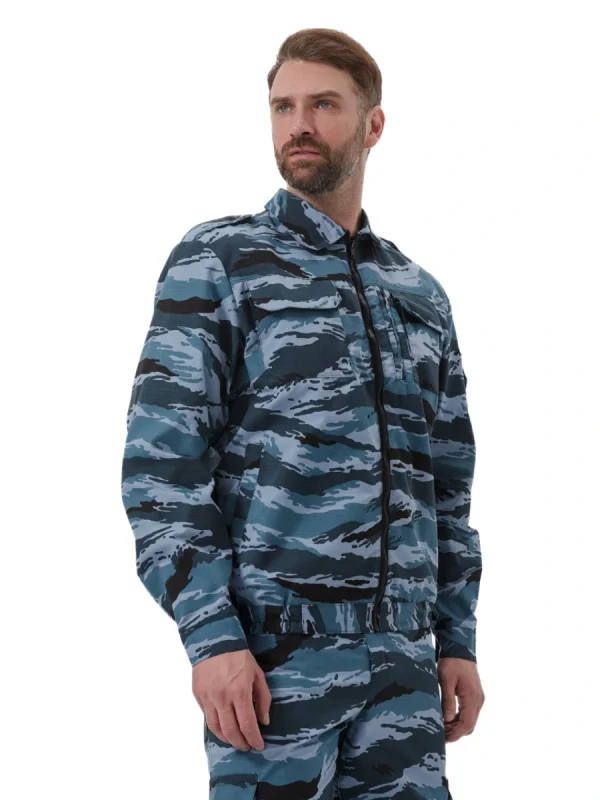 Костюм охранника мужской "Контрол" летний серый вихрь тк. РИП-СТОП