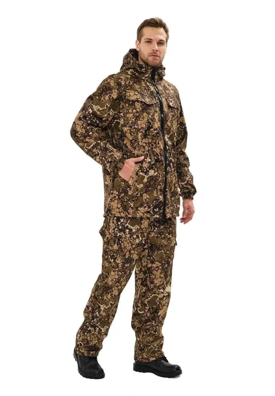 Костюм "РОВЕР" куртка/брюки, цвет: кмф "Камни", ткань: Полофлис