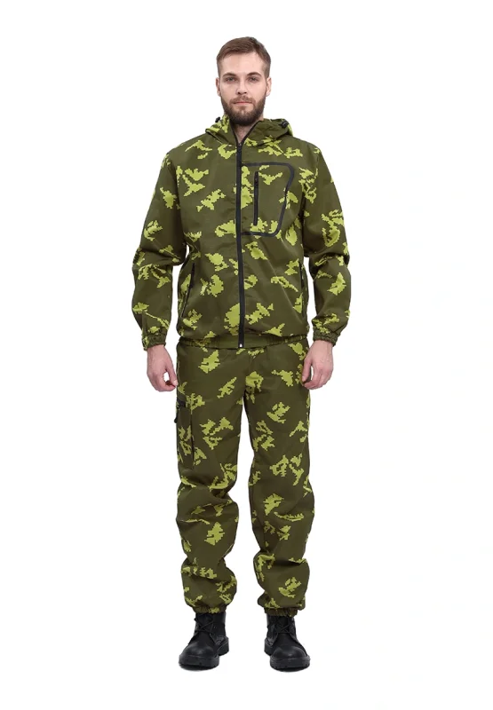 Костюм "ТУРИСТ 1" куртка/брюки цвет: кмф "Граница хаки", ткань: Грета