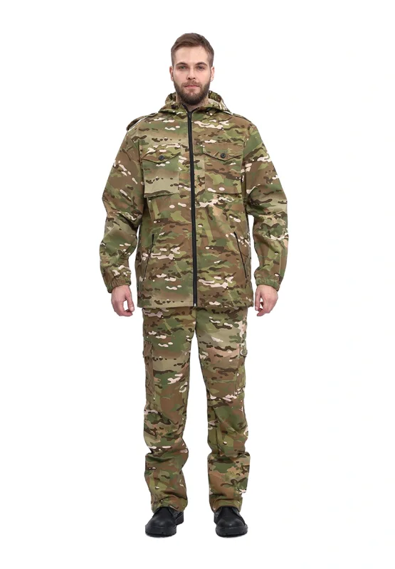 Костюм "ТУРИСТ 2" куртка/брюки цвет: кмф "Мультикам", ткань: Твил Пич