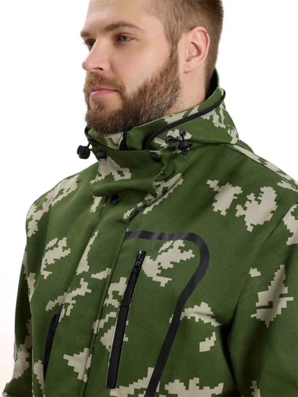 Костюм "ТУРИСТ МОСКИТ" куртка/брюки, цвет: кмф "Граница зелёный", ткань: Грета