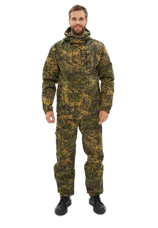 Костюм "ТУРИСТ МОСКИТ" куртка/брюки, цвет: кмф "Колючка зеленый", ткань: Грета