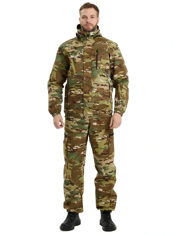 Костюм "ТУРИСТ МОСКИТ" куртка/брюки, цвет: кмф "Мультикам", ткань: Грета