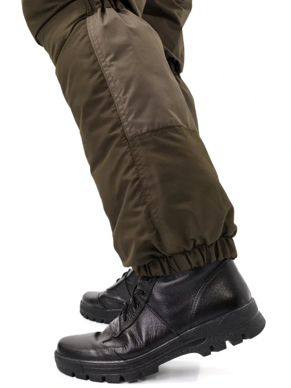 Костюм зимний «ГЕРКОН» куртка/брюки, цвет: кмф св.хаки/т.хаки, ткань: ПолиИталиДотс/Кошачий глаз