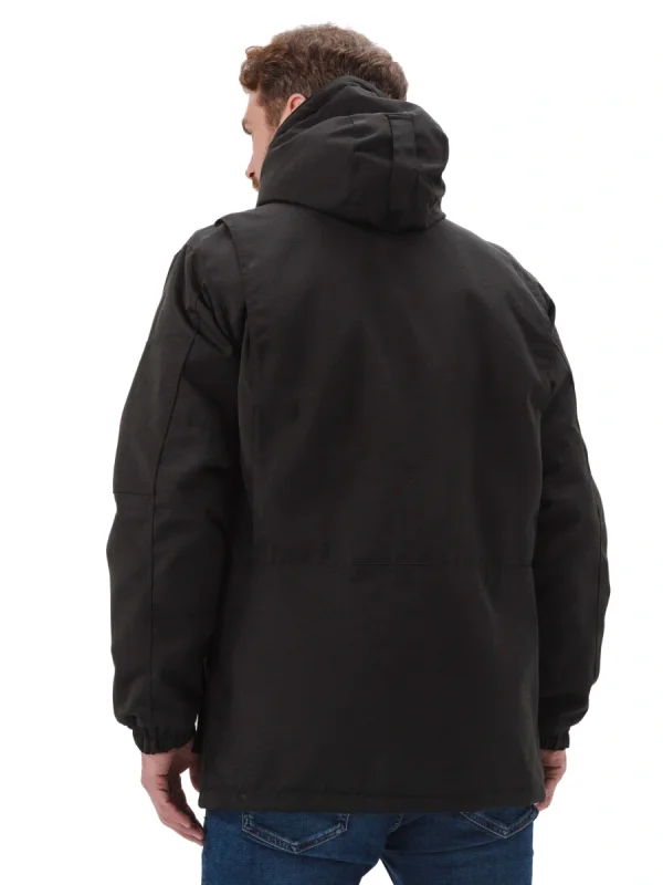 Куртка демисезонная "КОНТРОЛ-ВЕСНА/ОСЕНЬ" цвет: ЧЕРНЫЙ, ткань: ТВИЛ РИП-СТОП