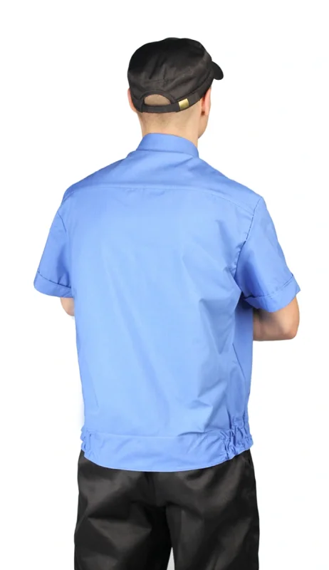 Рубашка мужская с короткими рукавами "Охрана" на резинке