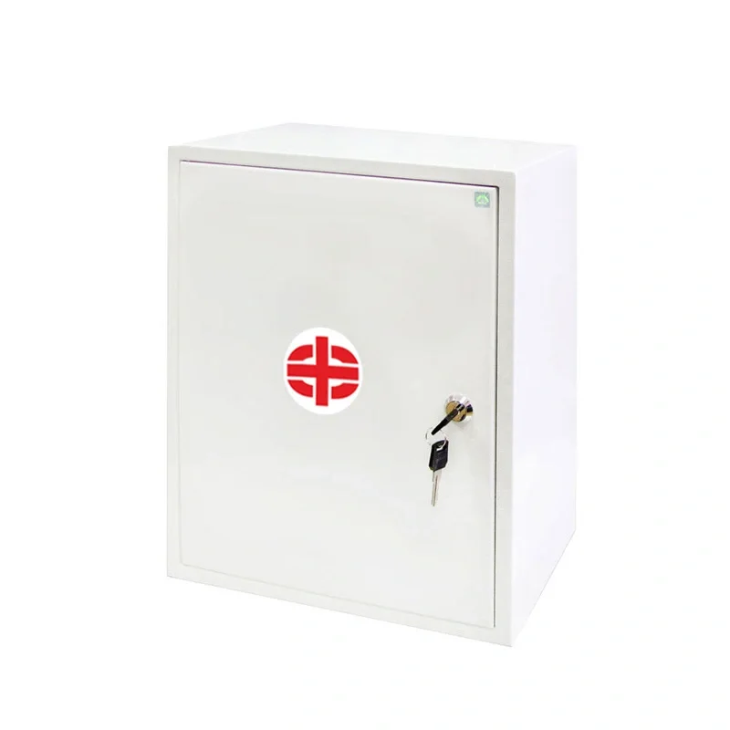 Аптечка для первой помощи работникам (метал. шкаф 250×310×100) (приказ 262н от 24.05.24) (арт. 3767)