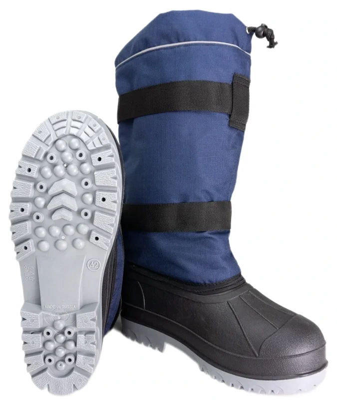 Бахилы ТЭП ВАХТА (ЮНИС) мужские, утепленные (вкл. чулок), синие (-30°С)